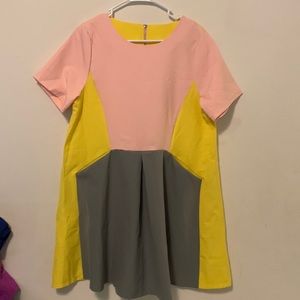 ❌SOLD❌😍NWOT Beautiful Color block Dress Gown Size:XL😍